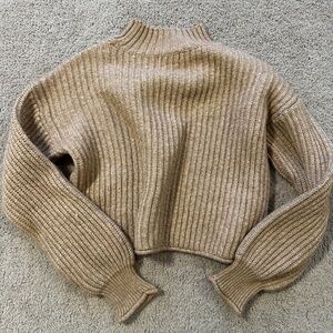 SO tan sweater